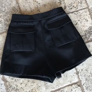 C/MEO COLLECTIVE Black high waisted black shorts